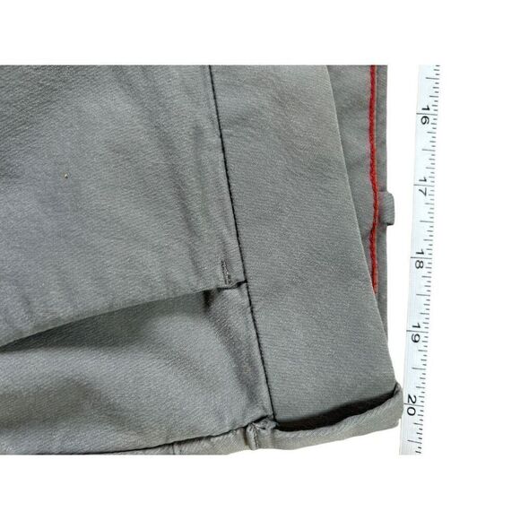 Izod Stretch Chino Straight Pants Gray Men's Size 40x30 - Picture 11 of 13